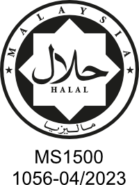 JAKIM Halal Certified MS1500 1056-04/2023