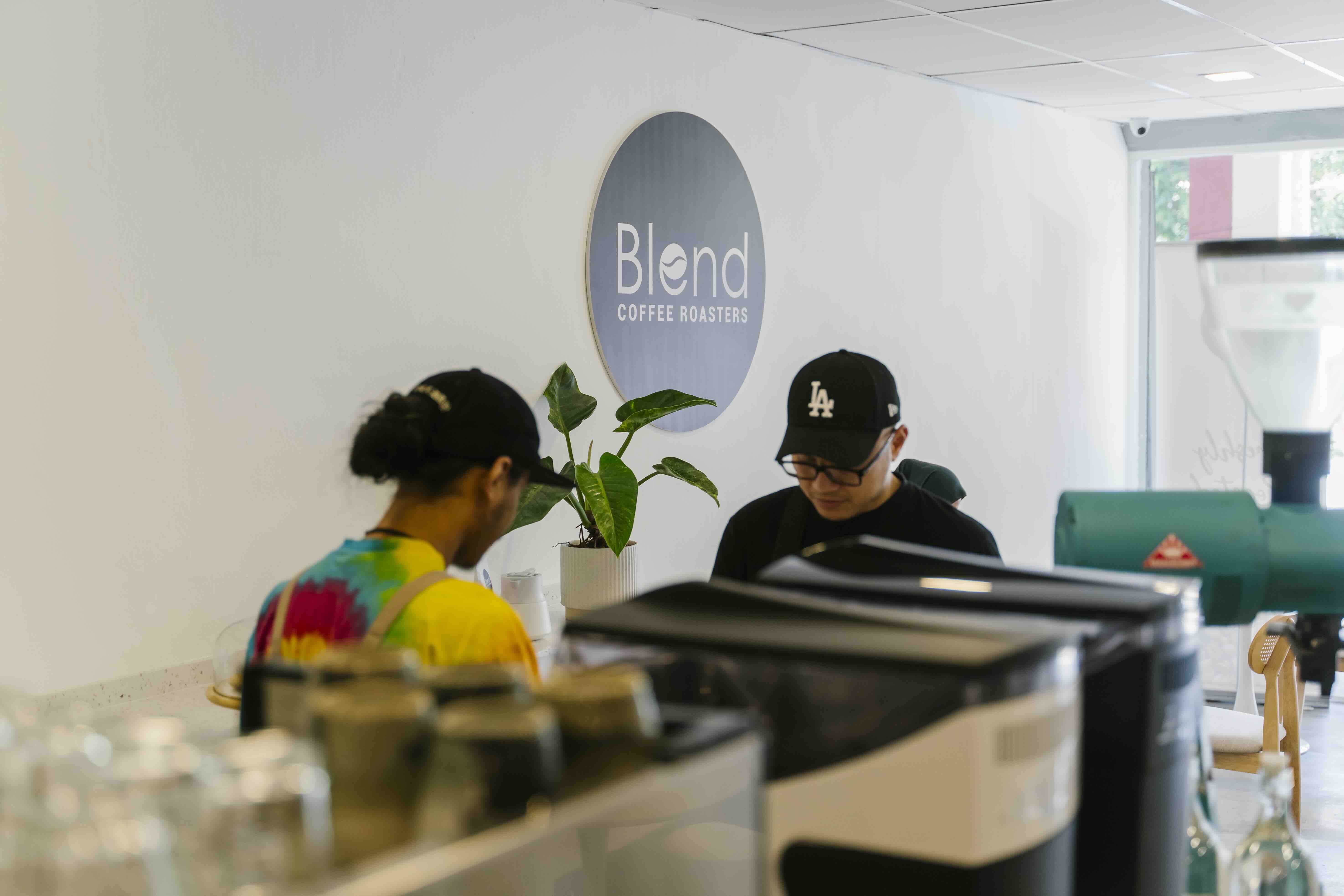 Blend Coffee Roasters Shah Alam cafe interior